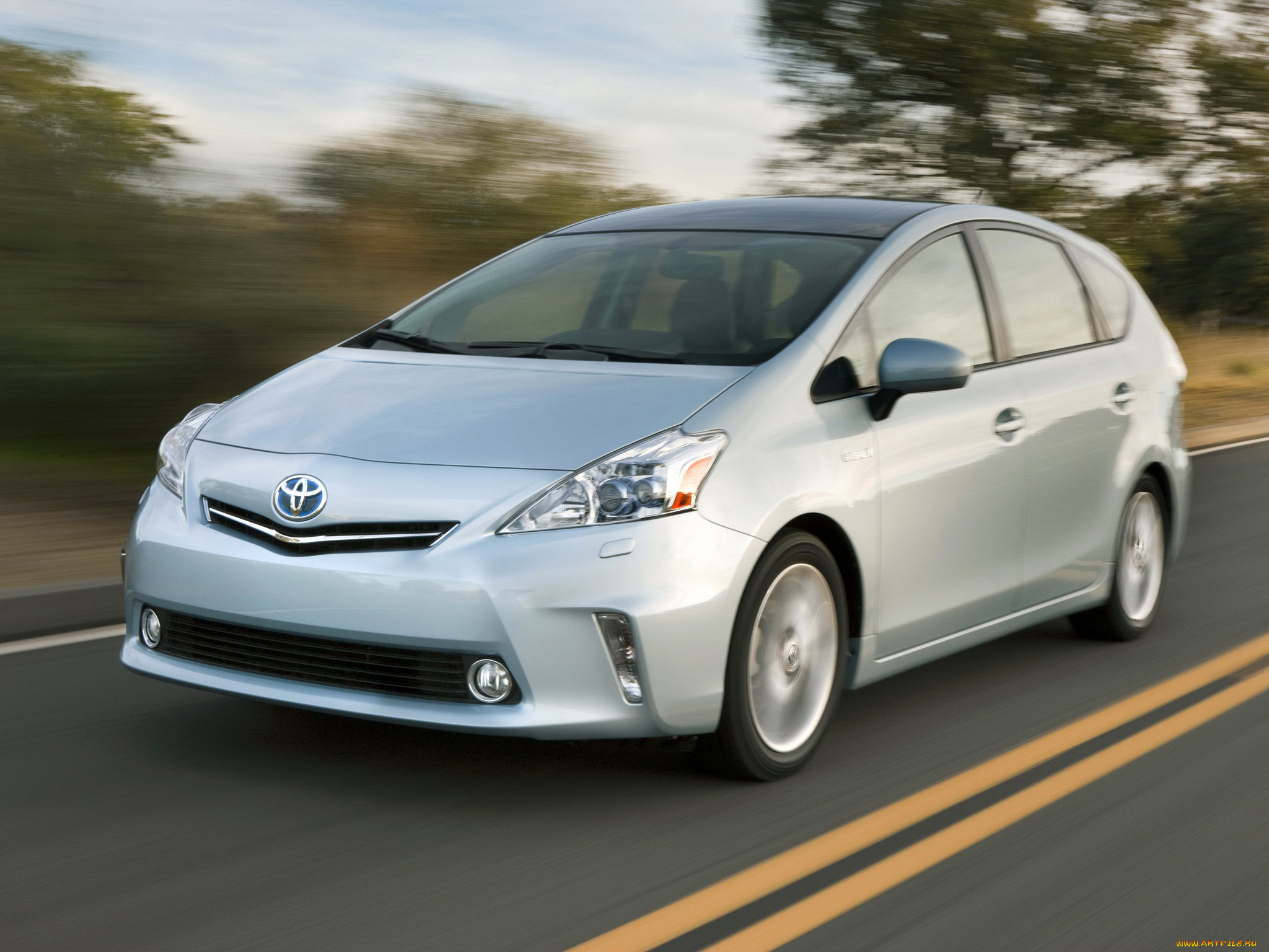 , toyota, prius, v